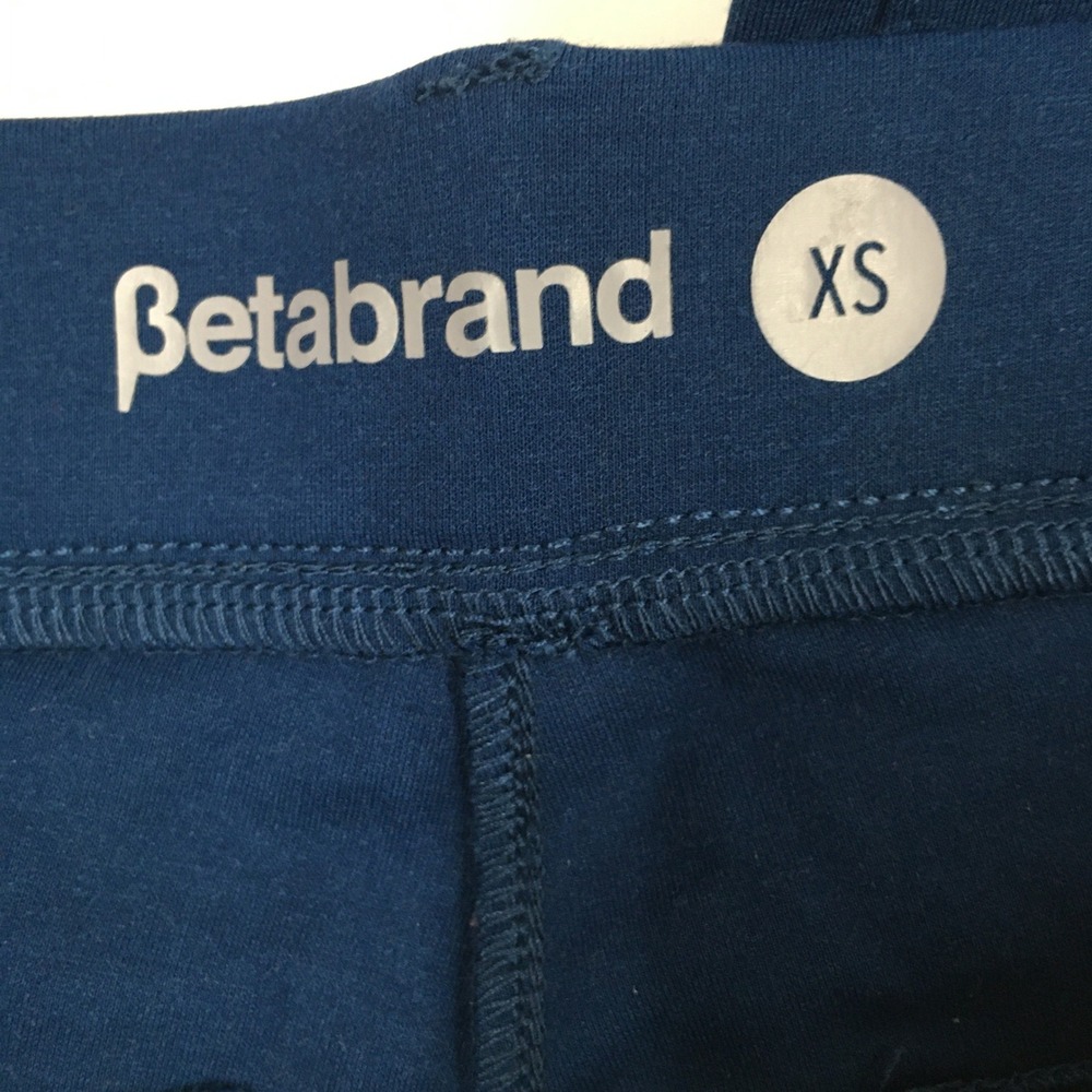 Betabrand Bootcut Stretch Dress Pant Yoga Pants Women's XS Blue Workleisure - Picture 9 of 10